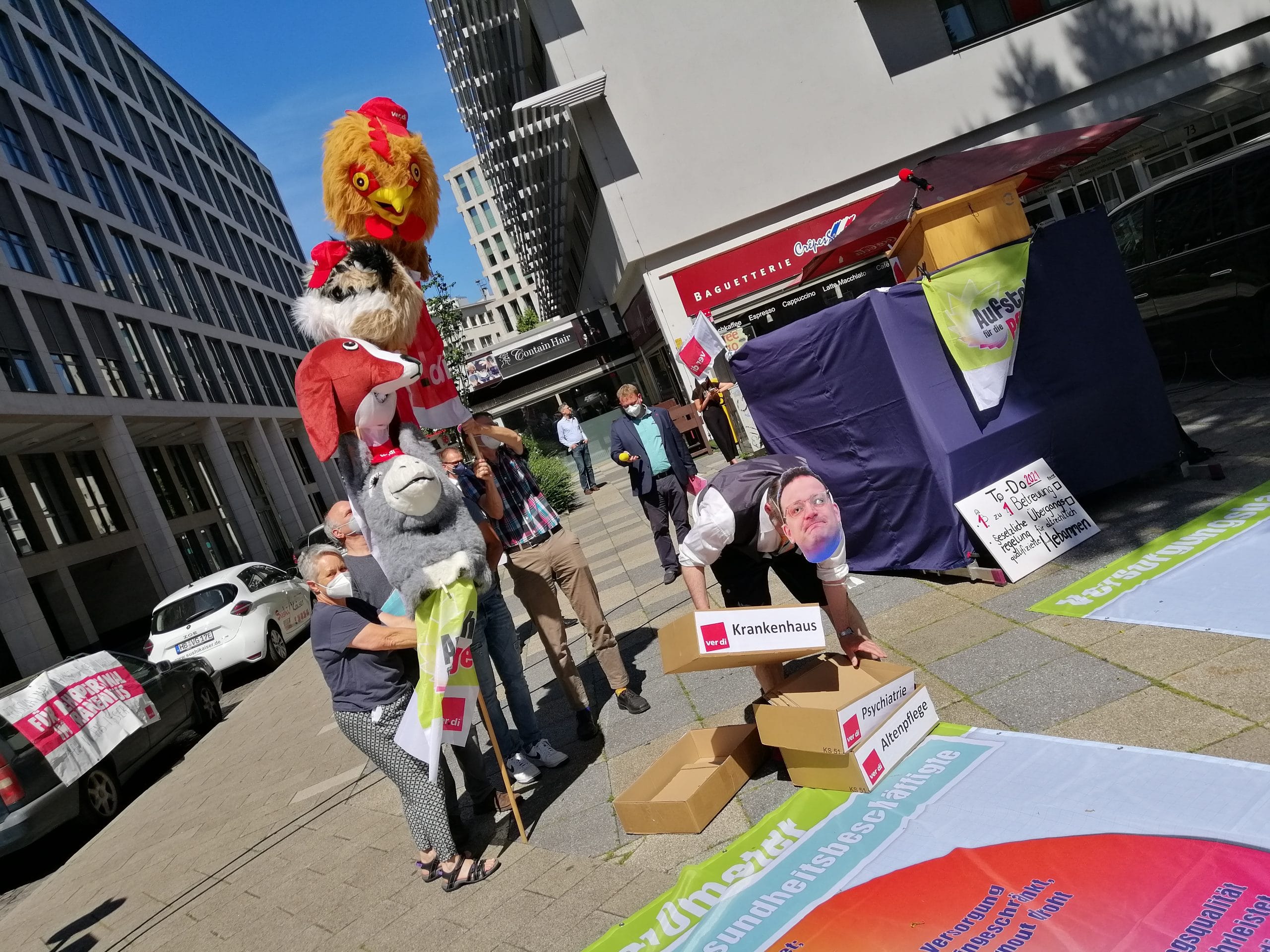 Gesundheitsministerkonferenz: Proteste von ver.di