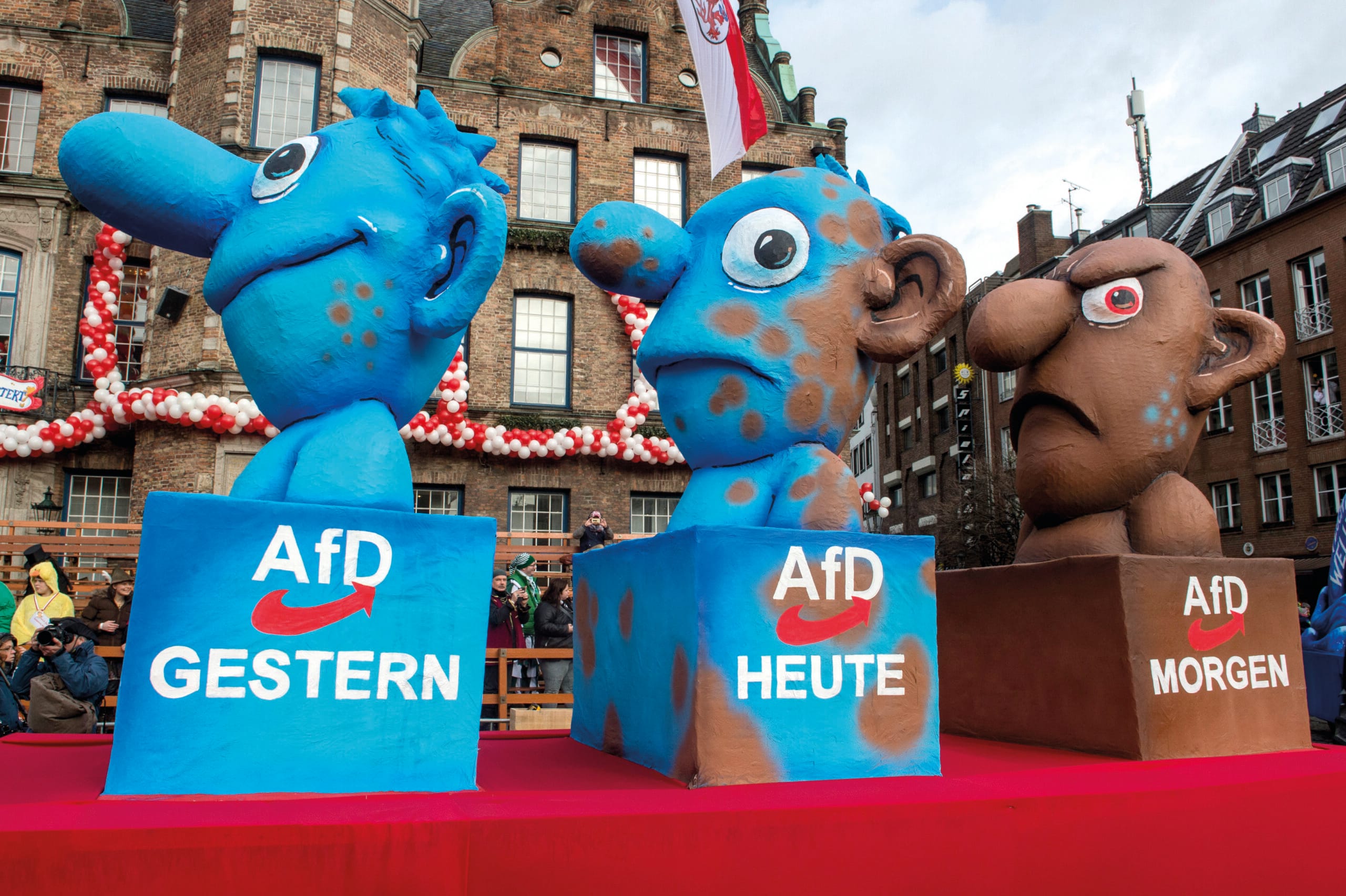 Von rechts nach ganz weit rechts