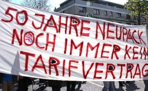 Neupack: 78 Tage Streik gegen Arbeitgeberwillkür